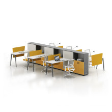 Cheap price modern office workstation for 6 person